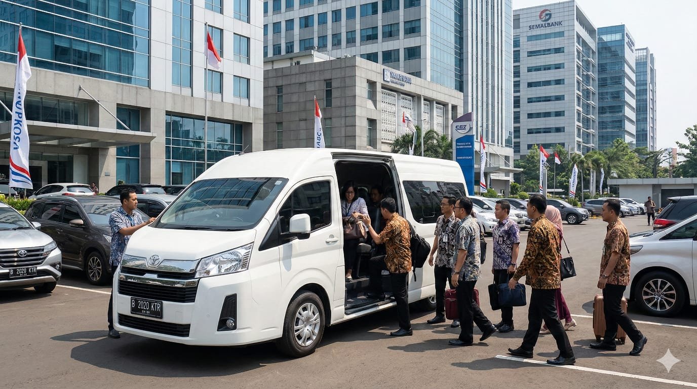Sewa Carter Toyota Hiace Bandung Jakarta